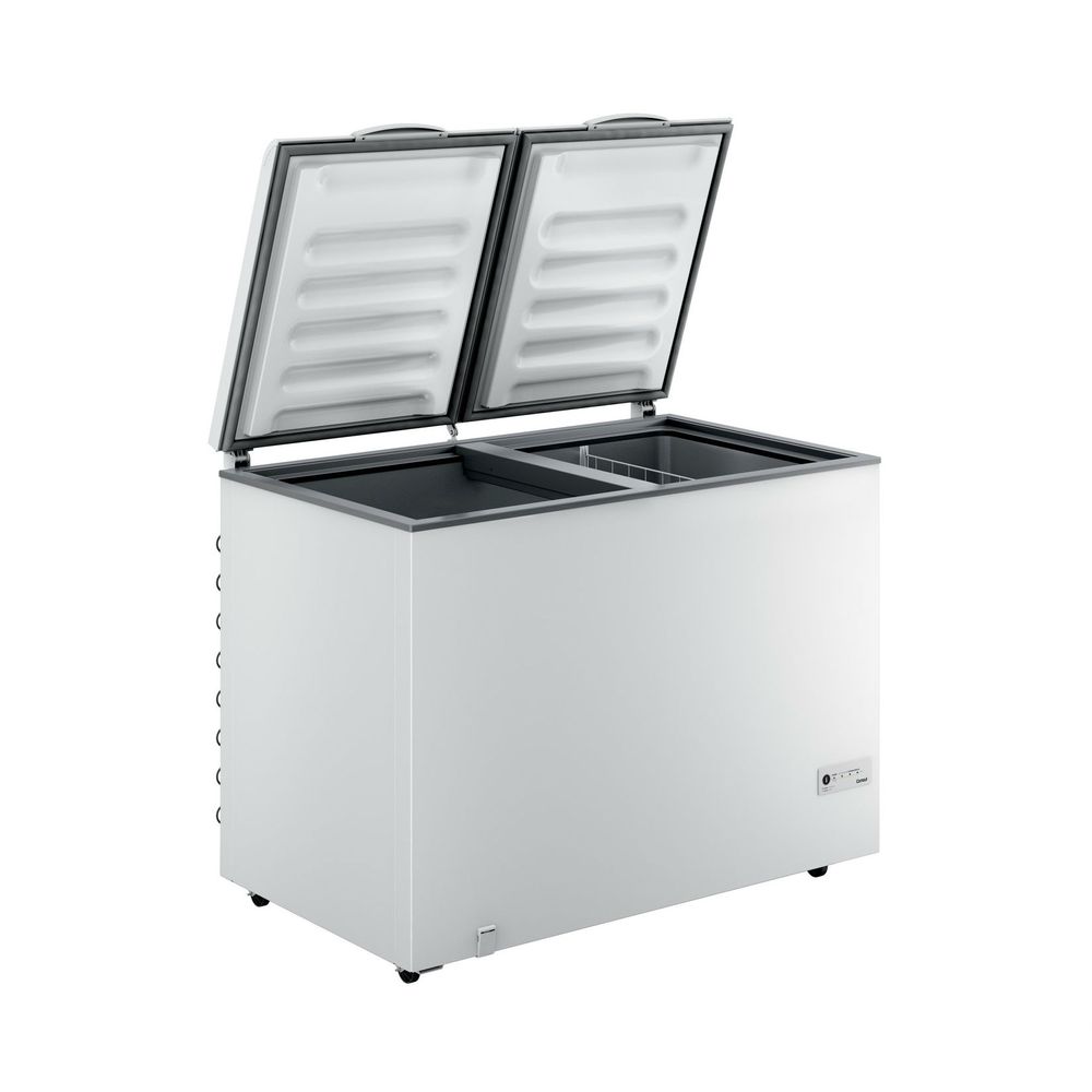 R$300 Off na Geladeira Consul Frost Free Duplex 397 litros Evox com freezer embaixo - CRE44AK