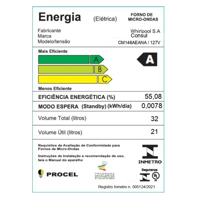 consul-micro-ondas-cm146ae-selo-inmetro-110v