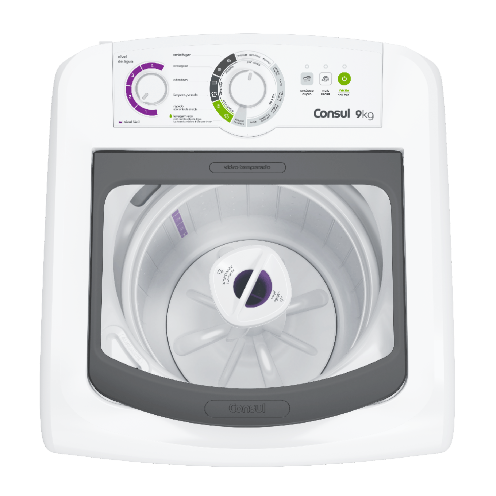 Máquina de Lavar Consul 9 kg Branca com Dosagem Econômica e Ciclo