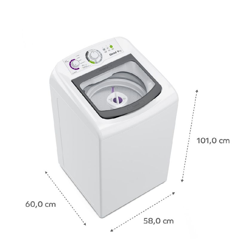 Máquina Lavar Roupa c/ Dispensador 9kg