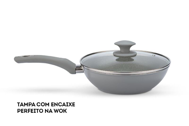 Jogo de Panelas Brinox Life Optima 05 Peças - Com Indução - Carmim