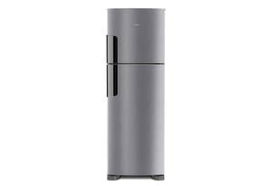 Geladeira Consul Frost Free Duplex 386 litros com Altura Flex cor  Inox - CRM44AK