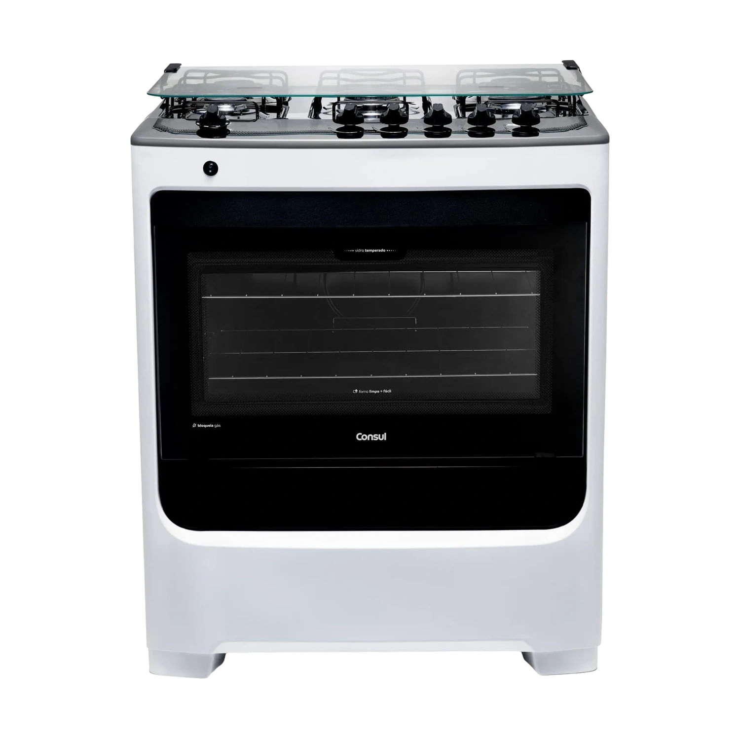 Menor preço em Fogão de Piso Consul 5 Bocas Branco com Acendimento Automático e Botões Removíveis - CFS5NAB