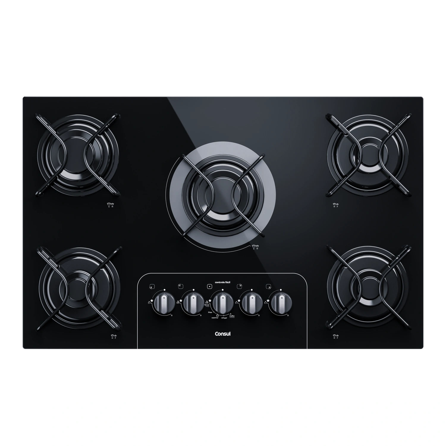 Menor preço em Cooktop 5 Bocas Consul com Controle Fácil e Acendimento Automático - CD075AE