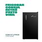 Frigobar Consul 117 Litros Retrô Preto Vinil - CRA12ME