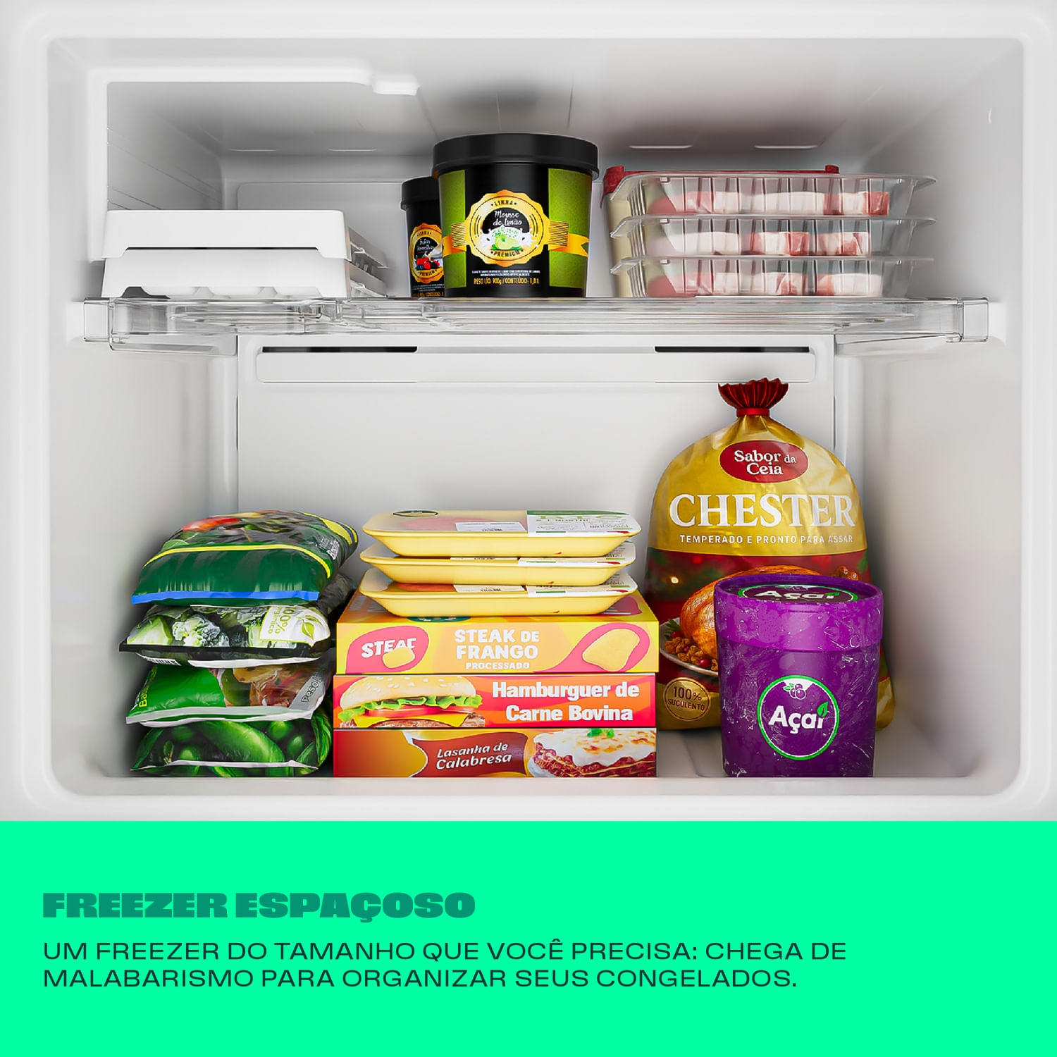 Geladeira Frost Free Duplex Consul 455 Litros Branca - CRM56MB