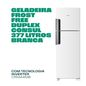 Geladeira Frost Free Duplex Consul 377 Litros Branca - CRM44MB