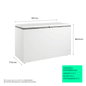 Freezer Horizontal 528 Litros Consul Branco - CHB53MB