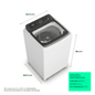 Máquina de Lavar Consul 15Kg Branca com Modo Eco - CWN15AB