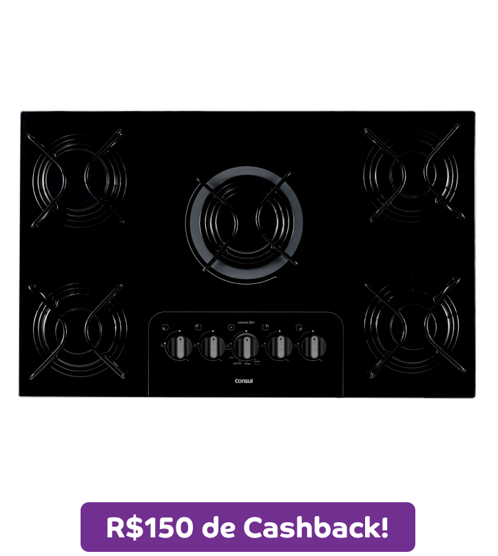  Cooktop 5 bocas 