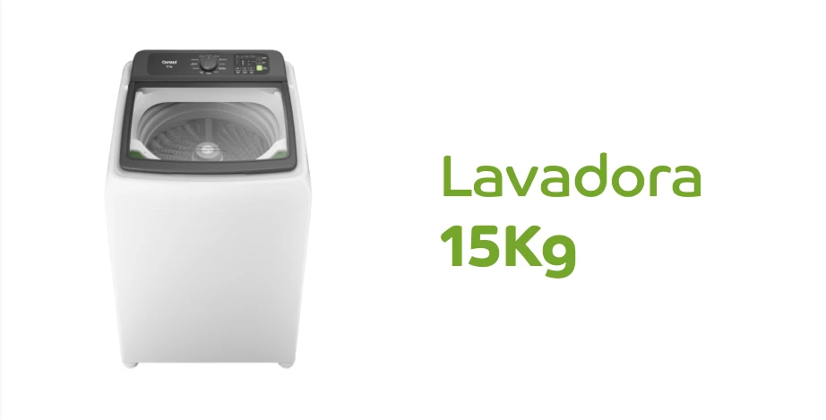 lavadora 15kg