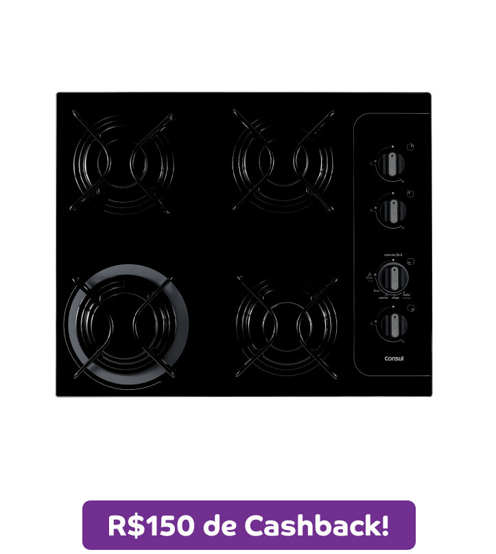 Cooktop 4 bocas