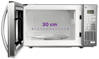 Micro-ondas Consul 20 Litros cor Inox Espelhado com Função Descongelar - CM020BF